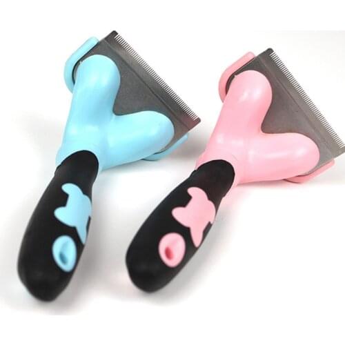 2 Colors Pet Dog Cat Comb Brush For Dogs Cats Grooming Hair Trimmer Hair Removal Tools Pet Cleaning Tools