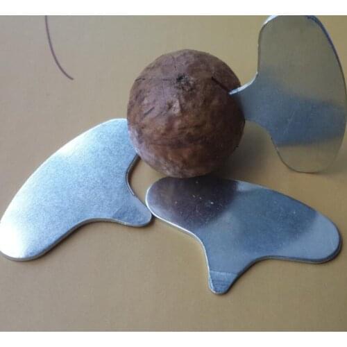 500pcs/lot Portable Nut Cracker Sheller Walnuts MACADAMIA NUTS Metal Key Opener New Nut Device Kitchen Tool