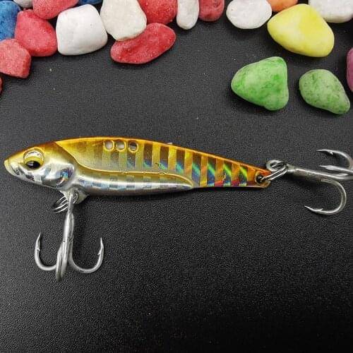 1Pc Metal Spinner Spoon Fishing Lure Slow Lead Fish VIB Jig Isca Pesca Artificial Wobbler Sea Peche Carp Fishing Tackle 8g13g20g