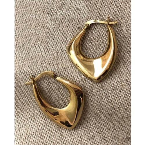 MLKENLY Irregular Big Earrings for Women Nordic Style Minimalist Designers Party Luxury Jewelry