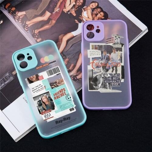 ZUIDID Friends Phone Case For iphone X 11 Pro 12 XS Max XR SE20 8 7 6Plus Funny TV Show Clear Hard Matte Cover Shockproof Fundas