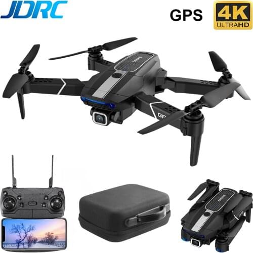 JDRC JD22S WIFI FPV GPS Drone With 5G 4K 1080P Wide Angle HD Camera Professional Foldable RC Quadcopter E58 E520S SG907 S167