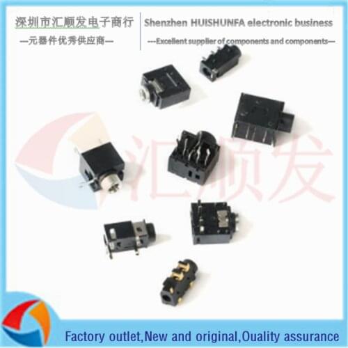 Dual-channel 3.5 audio jack/headphone jack 3F07/0357/215-5P/PJ-320D 5-pin 5-pin