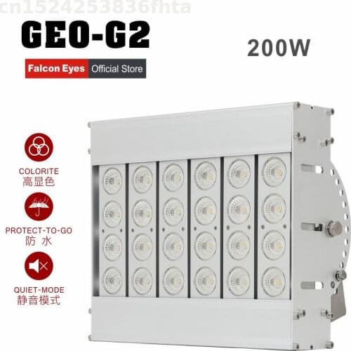 Falcon Eyes 200W Giant Professional LED Fotografia Studio Light Waterproof Photo Continuous Lighting For Video/Stage GEO-G2
