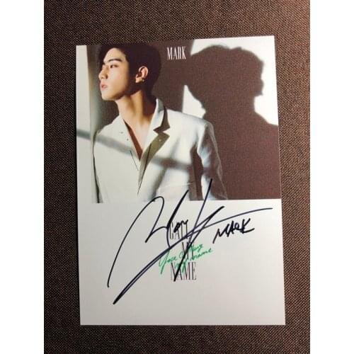 Hand signed GOT7 MARK autographed photo Call My Name 5*7 K-POP 102019O1
