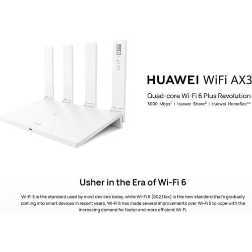 Global Version Router AX3 Wi-Fi 6 Plus 2.4GHz&5GHz Dual Core 3000Mbps Wireless Wi-Fi Router AX3