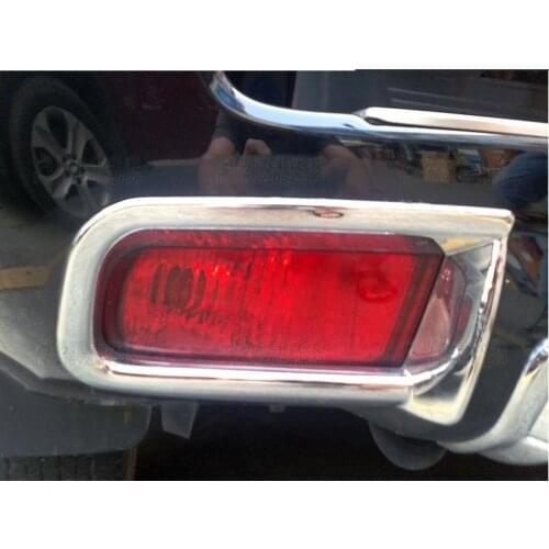 ABS chrome rear tail fog lamp cover fit for Toyota Prado land cruiser fj150 2014 2pcs per set