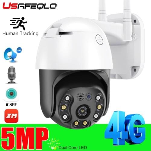 5MP 3MP 2MP Wireless 4G Wifi Security Camera 1080P HD PTZ IP Camera Outdoor Home Security CCTV Surveillance Camera iCSEE APP