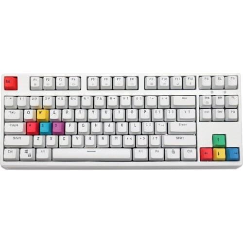 OEM Height Keycap WASD Esc Direction 9PCS Keys PBT Colorful DIY Keycaps for Mechanical Keyboard