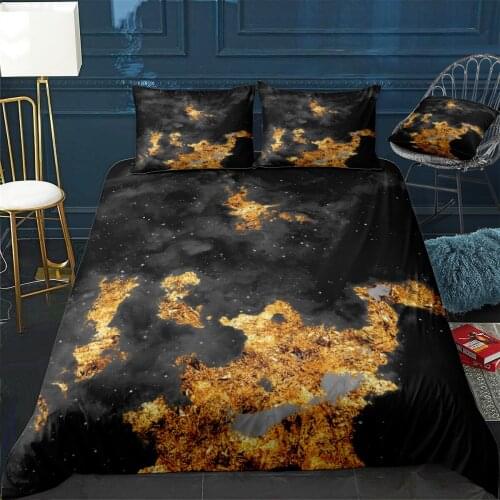 100 Starry Nebulas B And W Quilt Cover Pillowcase 3Piece Comforter Bedding Set With Pillow Case Single Double Duvet Cover