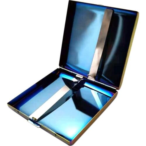 Smoking Accessories Men Lady Gift Cigarette Storage Container Case Aluminium Alloy Tobacco Holder Pocket Box