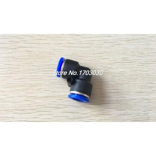 Lot 3 12mm Plastic Fitting Push In Equal Elbow Connector For Pneumatics or Fluids