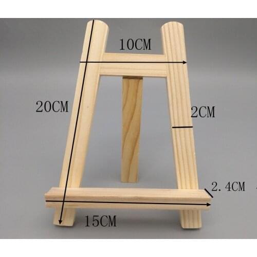 Natural Wood Mini Easel Frame Display Meeting Wedding Table Number Name Card Stand Display Holder F20174034