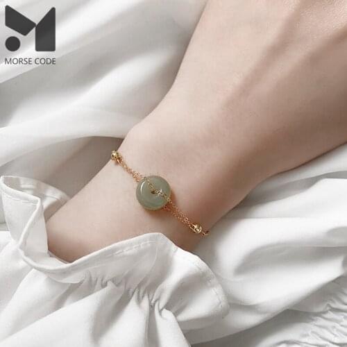 Нефритовые браслеты MORSE CODE China At AliExpress