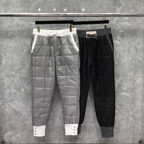 2021 Fashion Brand Cotton Men Winter Loose Windproof and Waterproof Casual Trousers Thick Keep Warm pants