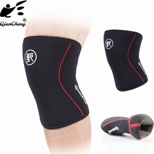 Gym training squat weightlifting knee pads Support high performance 7mm neoprene Optimal knee pads for weight lifting strength