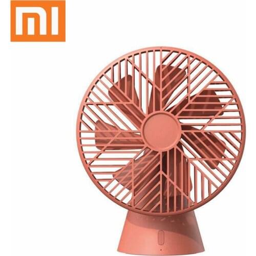 Xiaomi Sothing Desktop Fan Rainforest Version Mini Fan Rechargeable Handheld Home Removable Super Wind Silent Fan Cooler