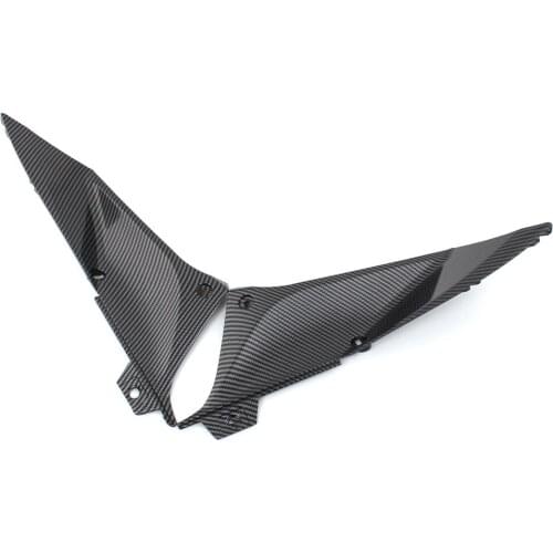 Motorcycle ABS Black Carbon Look Air Tube Duct Cover Fairing Side Cover Trim Protector For Yamaha YZF R1 YZF-R1 2002-2003