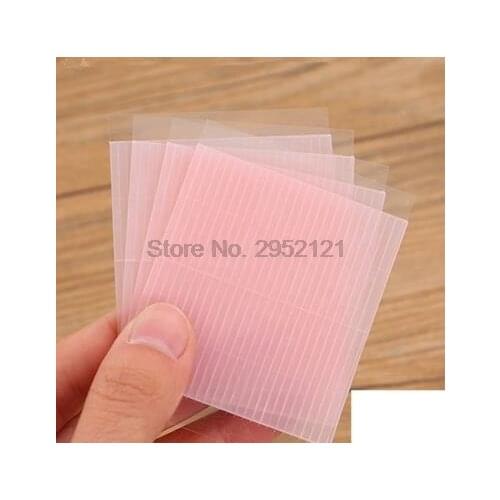 By dhl or ems 500sheets Invisible Double Eyelid Fiber Magic Beautiful Eyes Stickers Eyelid Past Eyes Beauty Cosmetic Makeup Tool