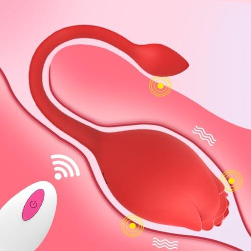 Rose Vibrator Remote Control G-Spot Simulator Vaginal ball Anal Plug Vibrating Love Egg Masturbator Sex Toys For Women Adults