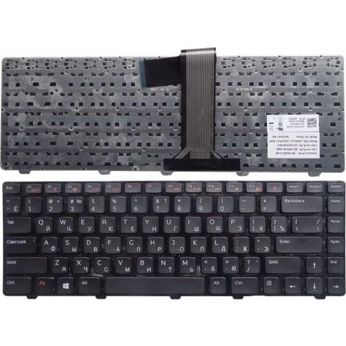 NEW Russian laptop Keyboard for Dell Inspiron N4040 M421R 5420 7420 14R 5520 7520 13Z N311z 14Z N411Z 14VR RU Black frame
