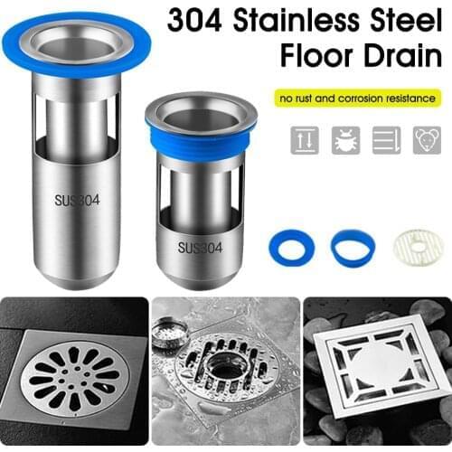 Stainless Steel Floor Drain Core Floor Bathroom Drain Hydraulic Shutter Core Deodorant Anti-water Antiblocking Deep Water Seal