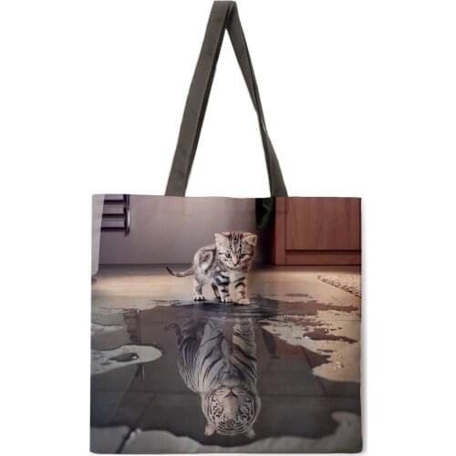 Believe in yourself printing handbags ladies casual handbags outdoor beach bags fashion shopping bags ladies shoulder bags