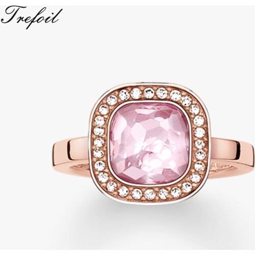 Трилистник Rings With Cubic Zirkonia For Women