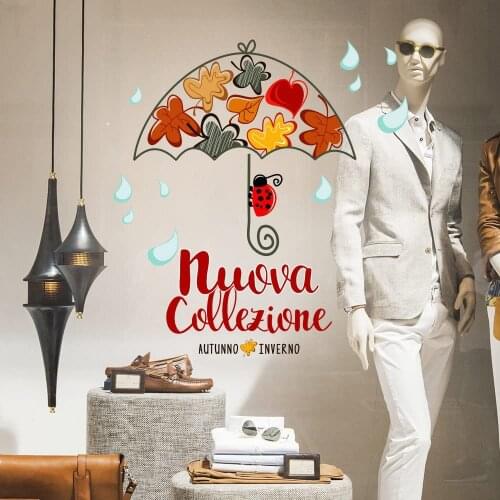 UVNC0011 X60 wall Stickers window sticker-sizes 35 cm-showcases stores for new collection, Stickers