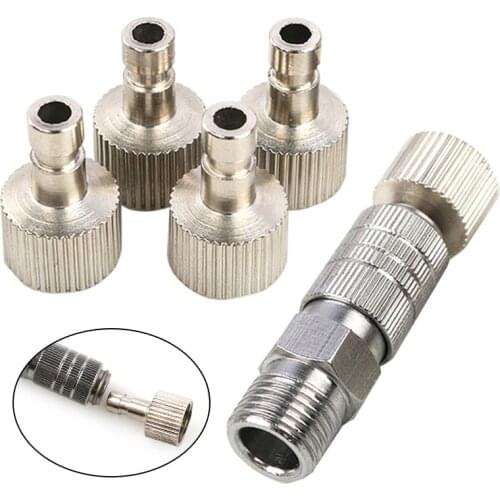 Airbrush Air Hose Quick Release Coupler + 4 Extra Airbrush Adaptors 1/8 BSP Pneumatic Fitting Compressor Pneumatic Coupling