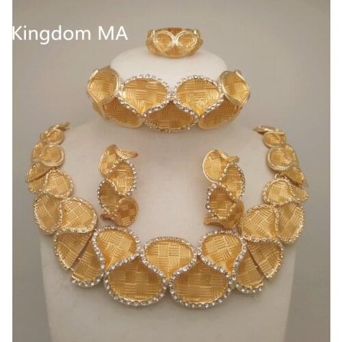 Kingdom Ma African Beads Retro Jewelry Set Indian Bridal Jewelry Sets For Women Vintage Costume Nigerian Wedding Jewerly Set