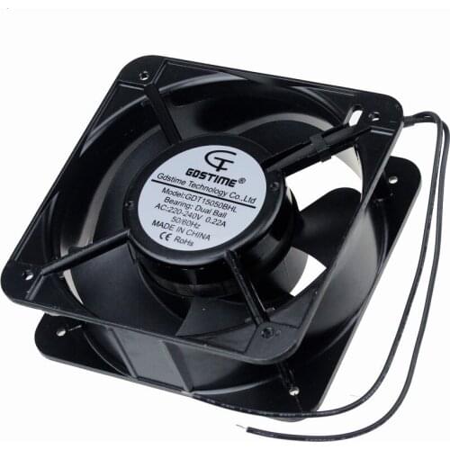 1Piece Gdstime AC 220V 240V 150mm Fan 15cm 15050 150x150x50mm Industrial Cooling Fans