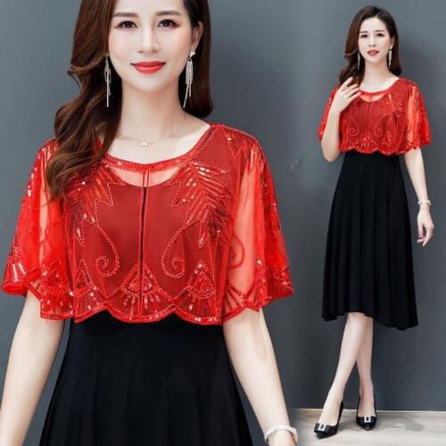 1920s Shawl Wraps Gatsby Beaded Evening Cape Bridal Shawl Bolero Flapper Cover Up Mesh Scarf for Wedding Party 9830