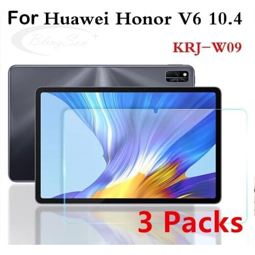 3 Packs Tempered Glass for Huawei Honor Pad V6 10.4 Tablet Screen Protector For Honor V6 10.4 inch KRJ-W09 KRJ-AN00 Glass Film