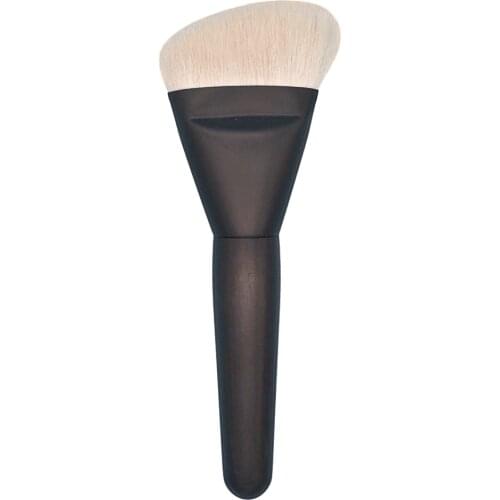 B707 Professional Handmade Makeup Brush Soft Saibikoho Goat Hair Angled Contour Sculpting Brush Ebony Handle Make Up Brushes