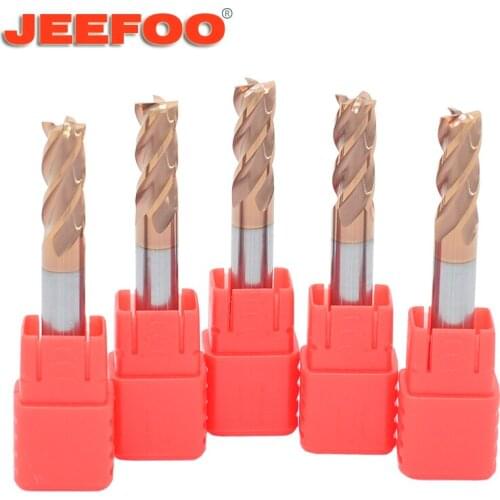 CNC router bits hrc55 10mm 12mm shank flat endmill end mill spiral milling cutter