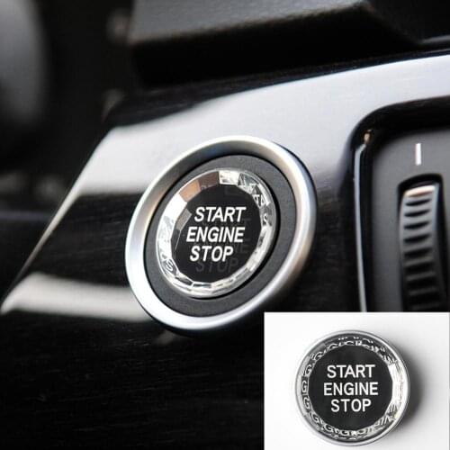 Key Switch Start Stop Faux Crystal Button for BMW E90 3 Series E90 E91 E Chassis Start Stop Immobilizer Anti-theft System