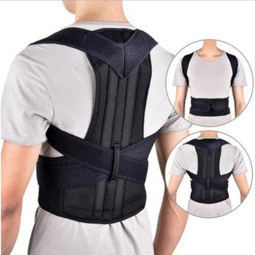 Adult polyester posture corrector adjustable 360-degree coverage back support clavicle support fixation belt posture setting