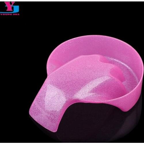 Hand Wash Remover Soak Bowl Manicure Off Bowls DIY Nail Art Equipment Nail Tools Pink Glitter Nail Spa Bath Treatment Tool