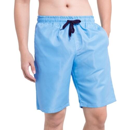 2021 Men Fast Drying Beach Pants Solid Color Shorts Large Popular Sports Fitness Capris Summer Mens Shorts