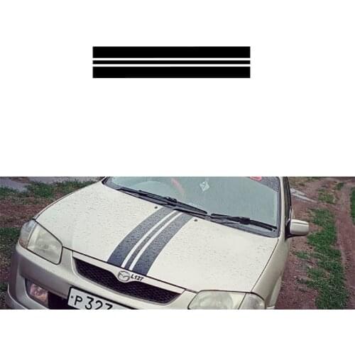 Decal Car Sticker Vinyl Hood Racing Strips Decoration For BMW Frod Audi Mercedes Honda Toyota Fiat Universal