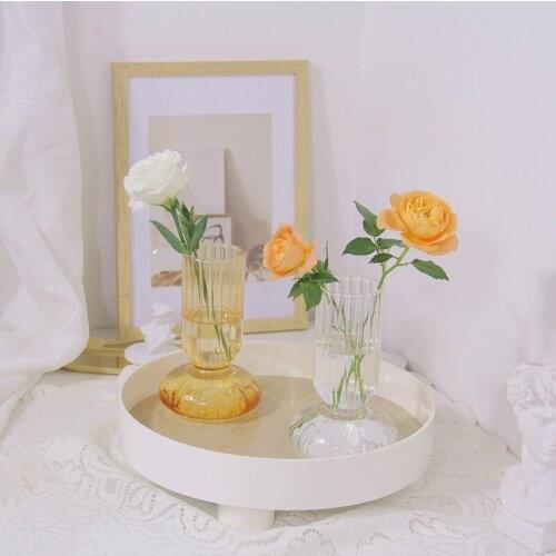 Candle Holders Glass For Birthday Decoration Decorative Handmade Nordic Candle Holder Romantic Candlestick Holder