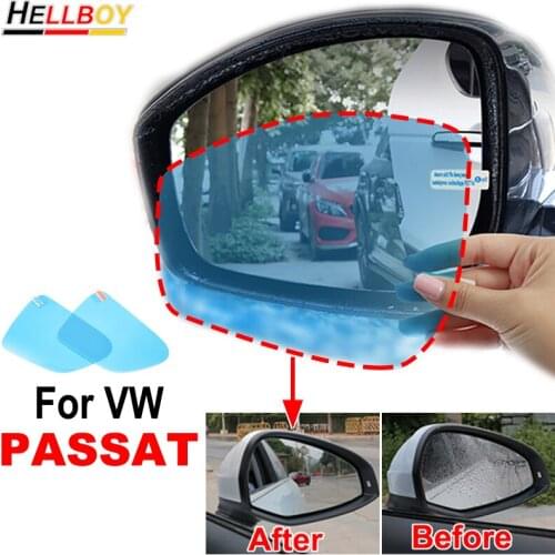 Car Mirror Anti-Fog Film For Volkswagen VW Passat B6 B7 B8 Rearview Side View Mirror Glass Lens Rainproof Waterproof Sticker