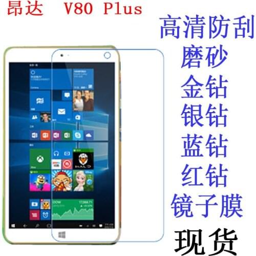 Clear Screen Protector Anti-Fingerprint Soft Protective Film For Onda V80 plus Dual OS 8 inch Tablet Retail Package
