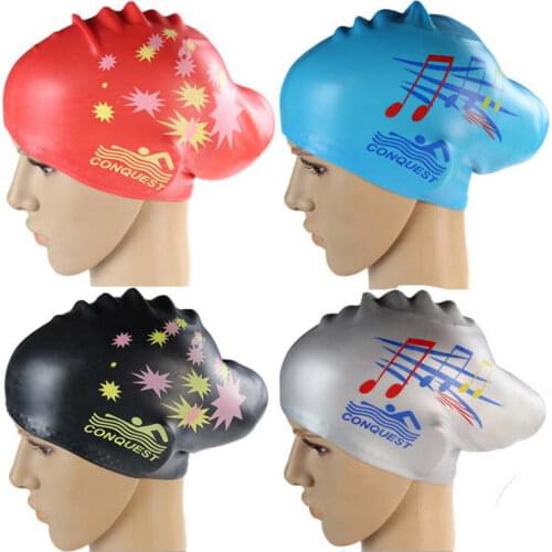 Swimming Caps Silicone Super Large Long Hair Women Girls Waterproof Big Size Swim Hat for Lady Diving Equipment Ear Cup Protect