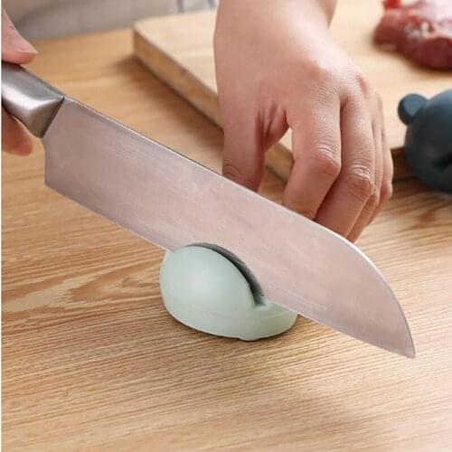 Cute 2020 Fashion Knife Sharpener Stone Sharpening Tool Easy And Safe To Sharpens Kitchen Chef Knives Damascus Knives Sharpener