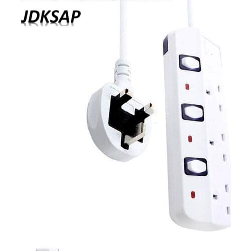 Sub-Control Switch 3M Extension Cord Socket Network Filter UK Plug Socket Power Strip Multiple AC Power Strip Charging Socket