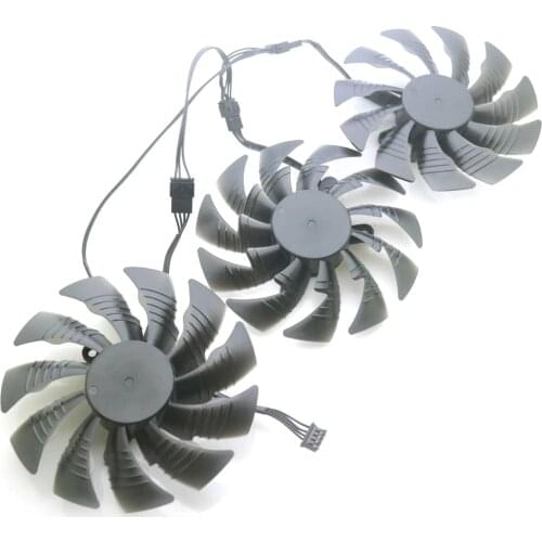 T129215BU 12V 0.50AMP 95mm GPU Fan For Gigabyte RTX 2060 GTX 1060 1070 1080 1080ti AORUS Super Graphics Card Cooling Fan 4Pin