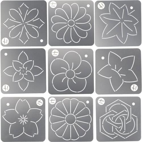 12*12cm 22*22CM DIY Sub Embroidery Model Sewing Tool Templates Quilting Patchwork Spinning Handmade Sewing Tools Set