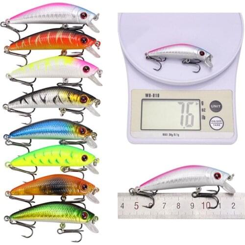 2020 56 Pcs Mixed Fishing Lure Bait Set Kit Wobbler Crankbait Swimbait With Treble Hook Sea Fishing Tools